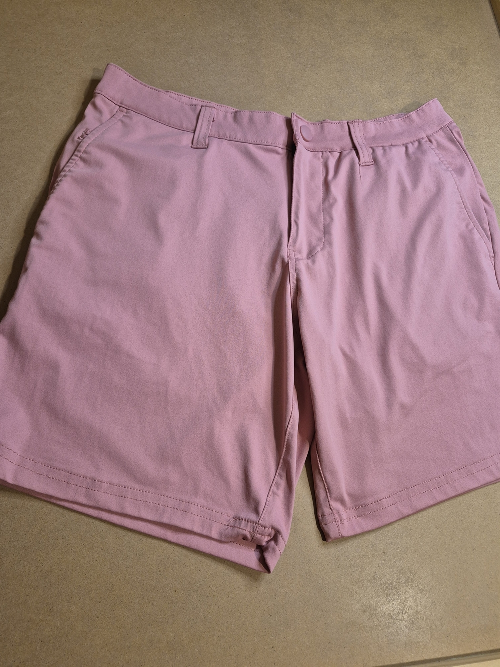 Men's Pink Flat-Front Shorts - Classic Casual Style 4403/5